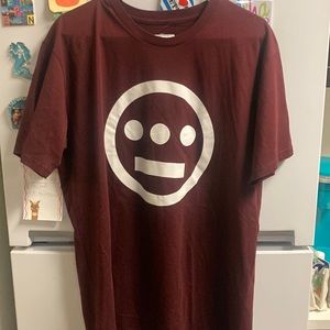 Burgundy Hieroglyphics Shirt L
